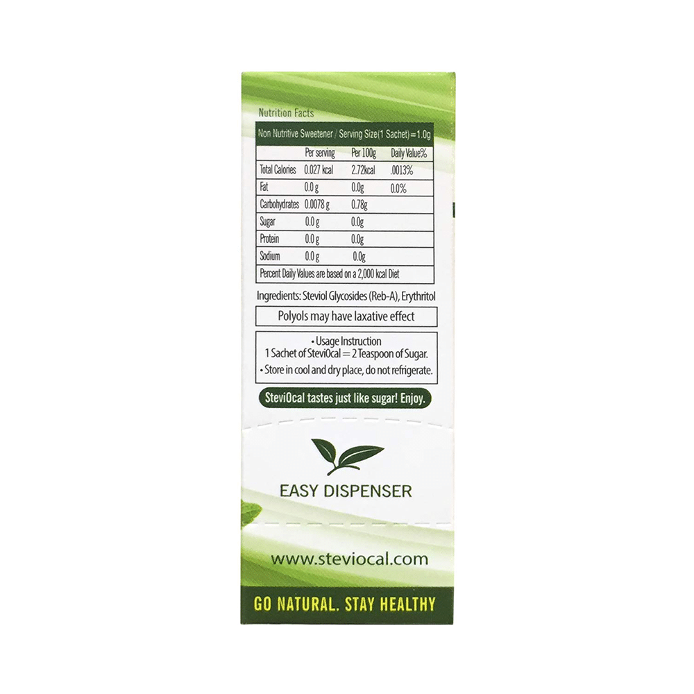 Steviocal Stevia Sachet (1gm Each) - Image 4