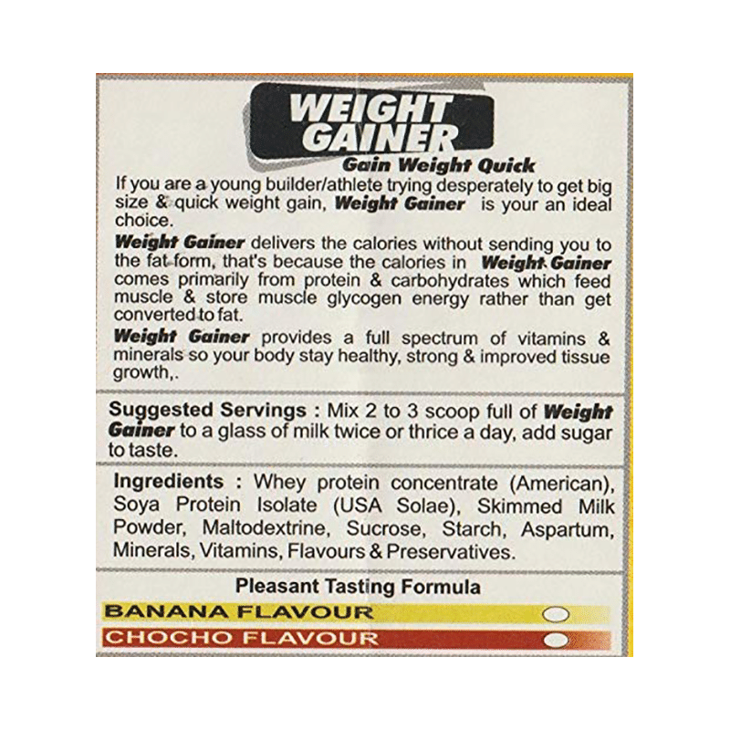 Champ's Weight Gainer Banana - Image 2