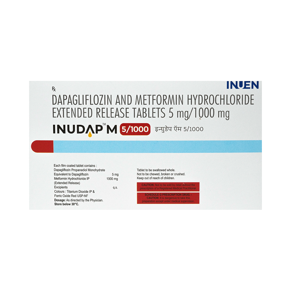 Inudap M 5/1000 Tablet ER - Image 2