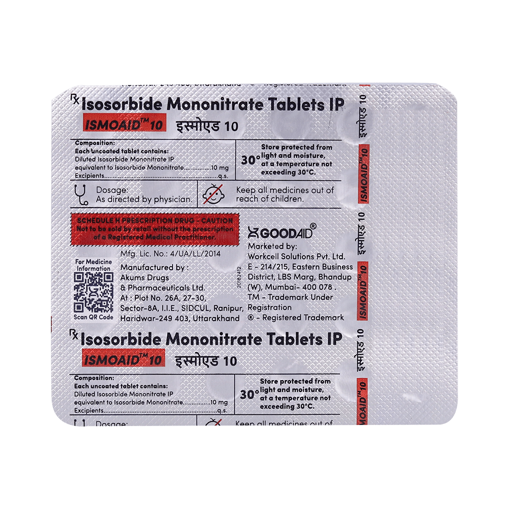 Ismoaid 10 Tablet - Image 3