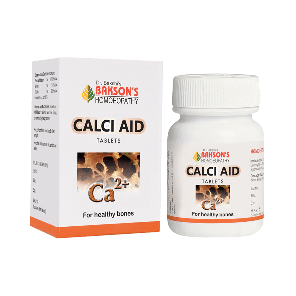 Bakson's Homeopathy Calci Aid Tablet - Image 1