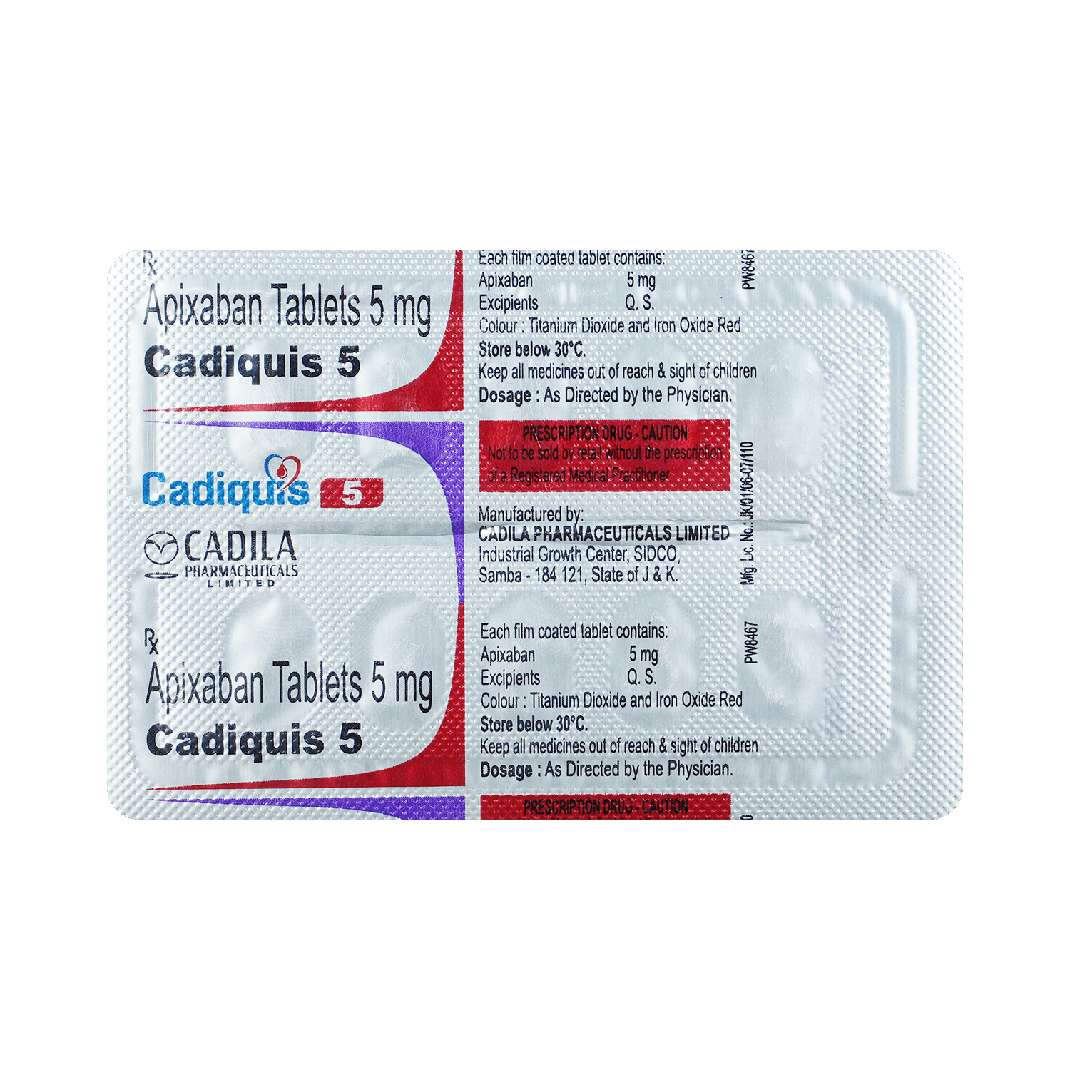 Cadiquis 5mg Tablet - Image 5