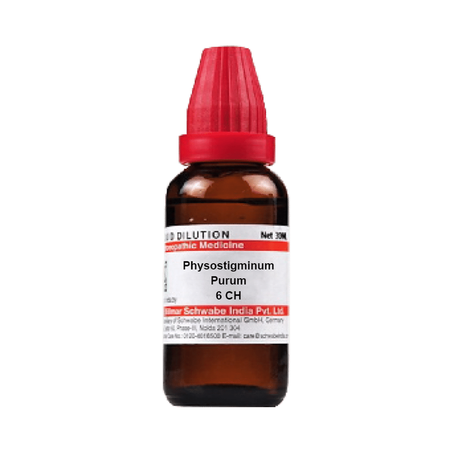 Dr Willmar Schwabe India Physostigminum Purum Dilution 6 CH - Image 1