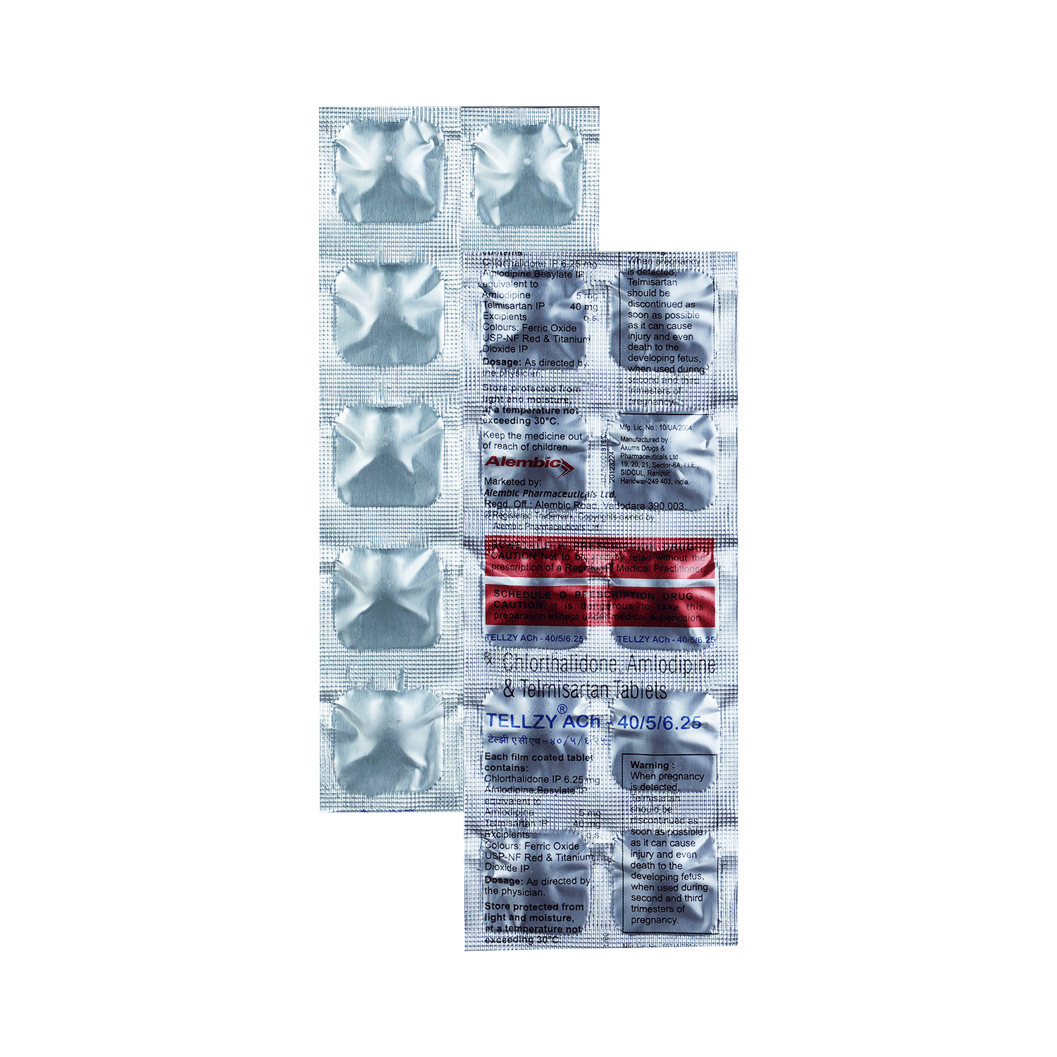 Tellzy Ach 40/5/6.25 Tablet - Image 1