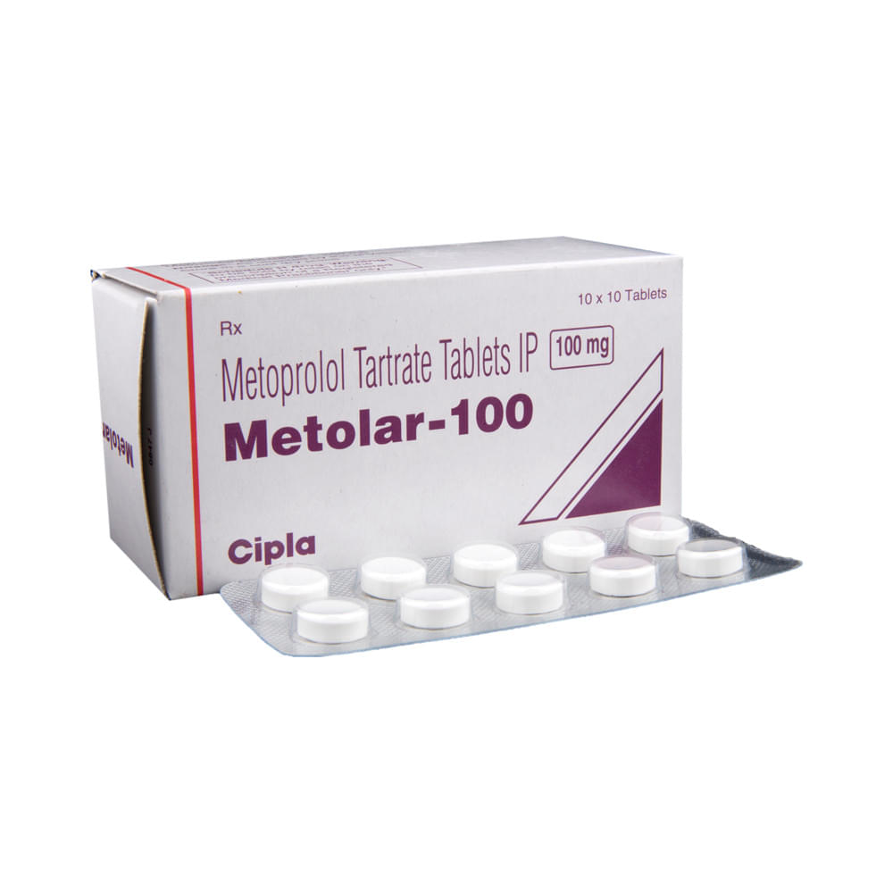 Metolar 100 Tablet - Image 1