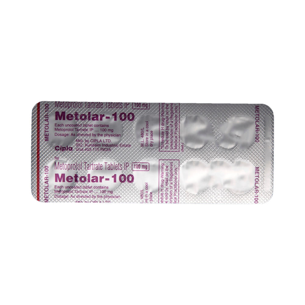 Metolar 100 Tablet - Image 5