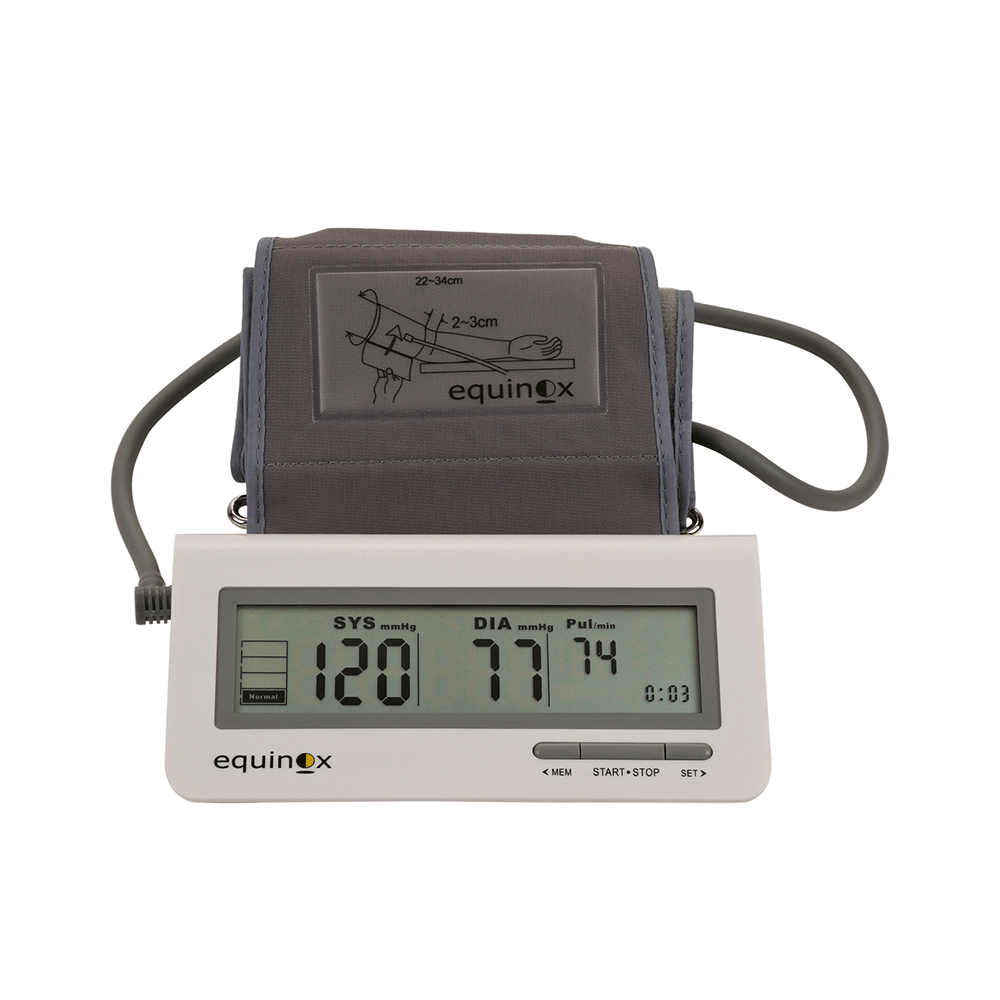 Equinox EQ-BP-101 Digital Blood Pressure Monitor with Free Digital Thermometer