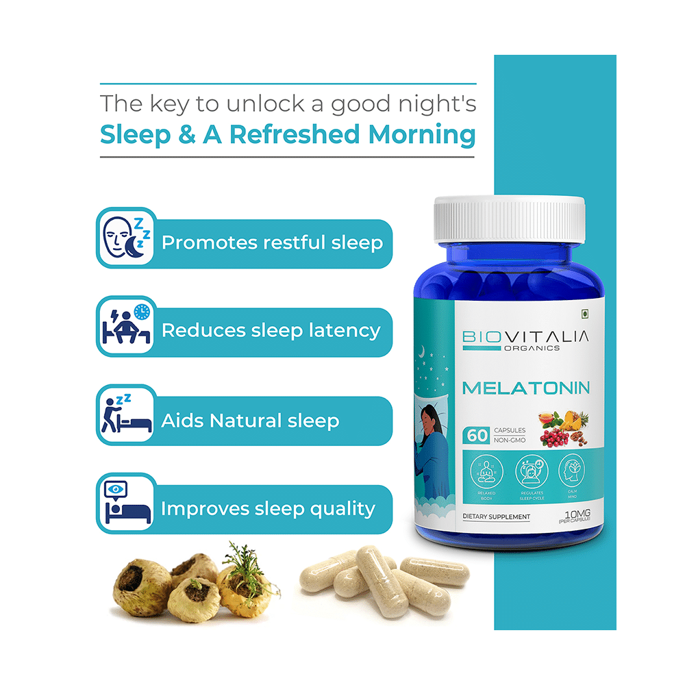 Biovitalia Organics Melatonin Capsule - Image 4