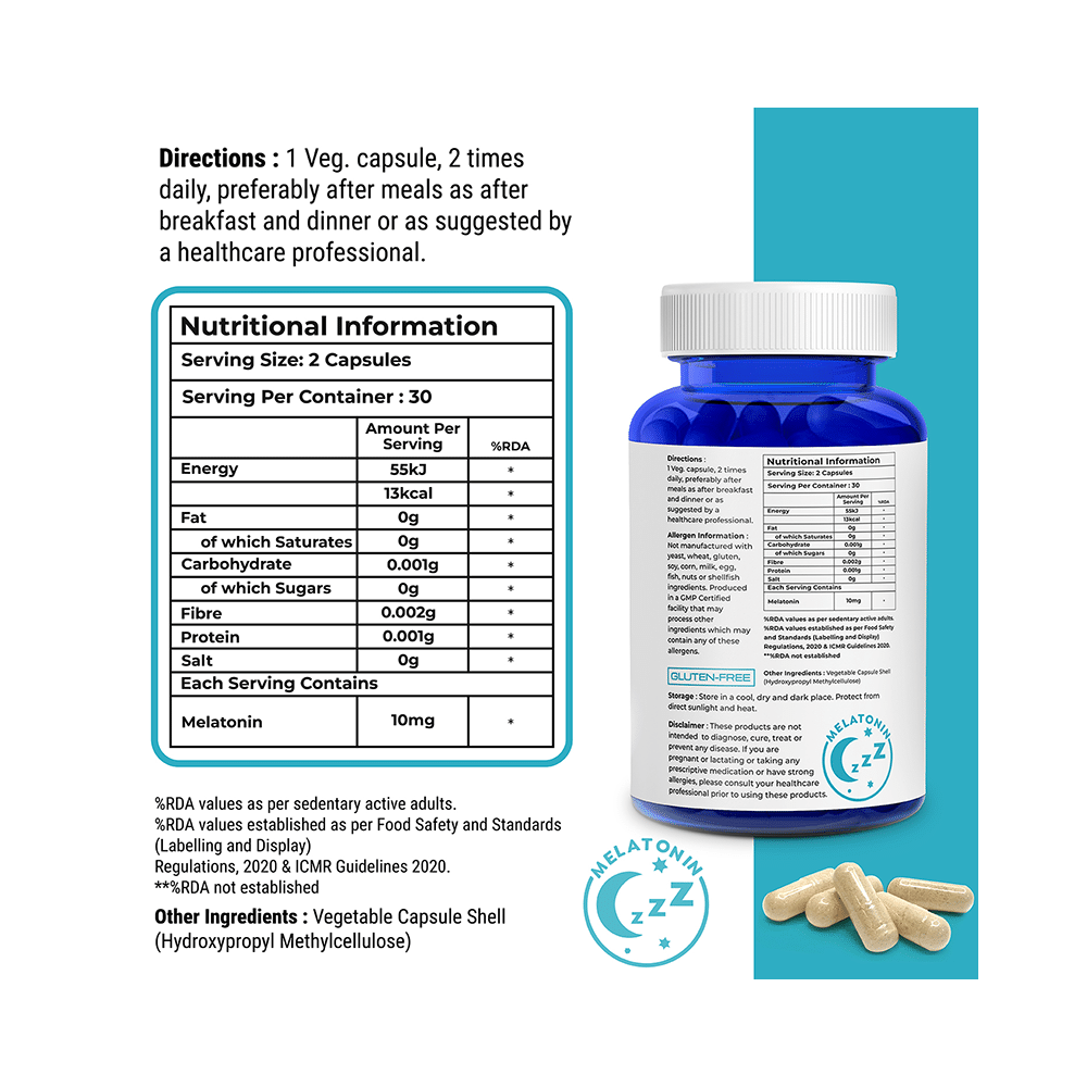 Biovitalia Organics Melatonin Capsule - Image 6