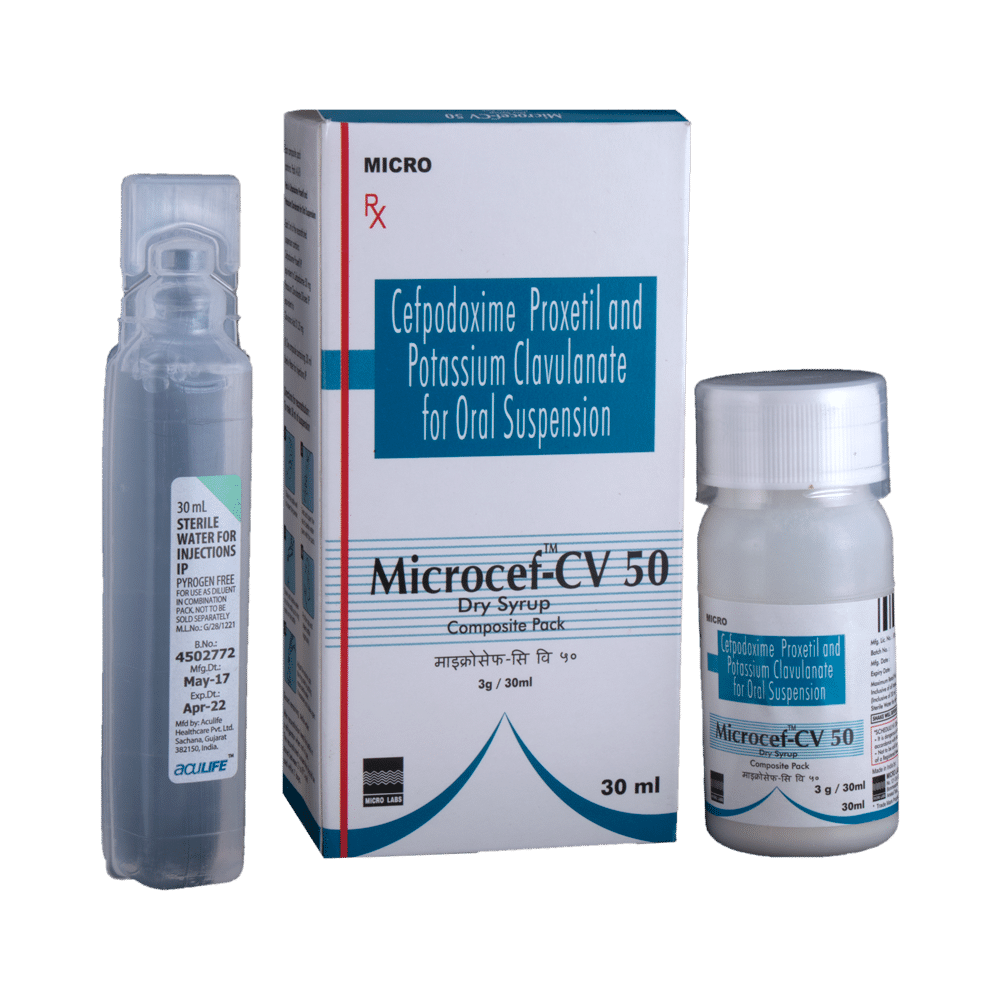 Microcef-CV 50 Dry Syrup - Image 1