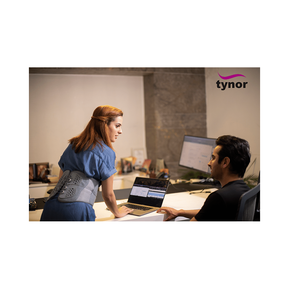 Tynor A 30 Lace Pull L.S. Belt S-M Grey - Image 5