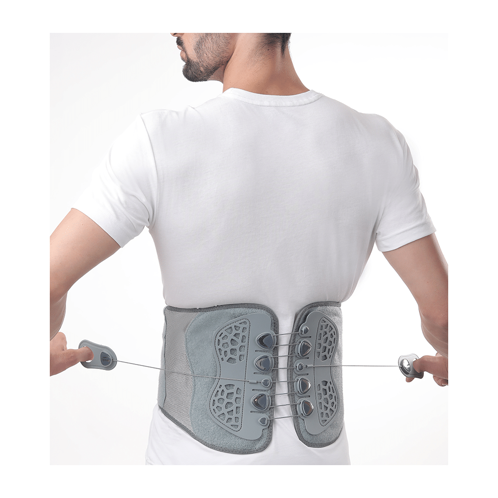 Tynor A 30 Lace Pull L.S. Belt S-M Grey