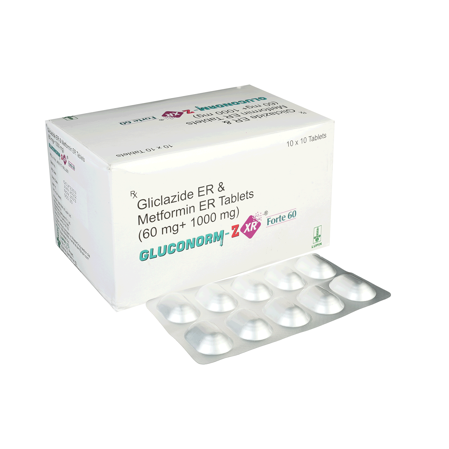 Gluconorm-Z XR Forte 60 Tablet - Image 1
