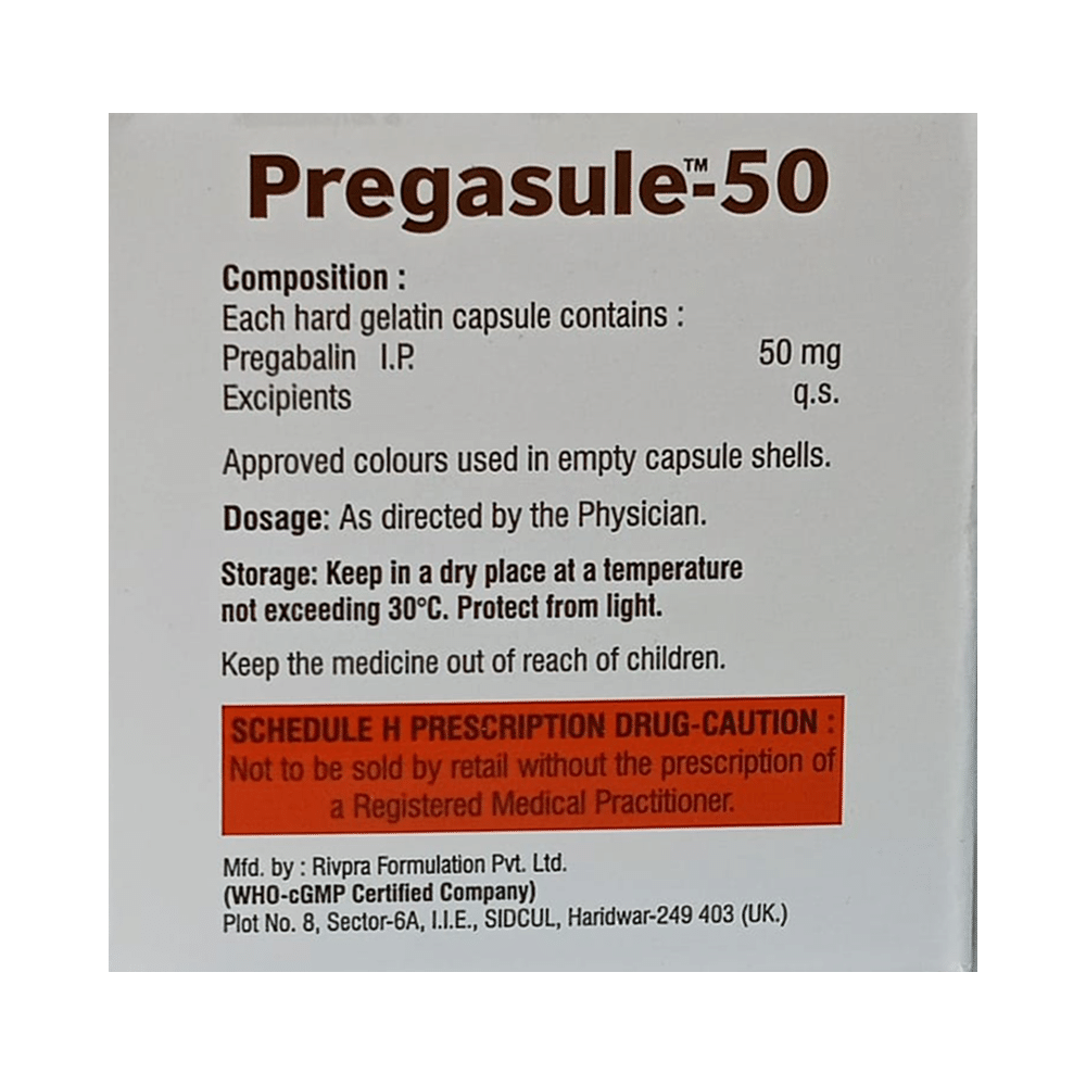 Pregasule 50 Capsule - Image 2