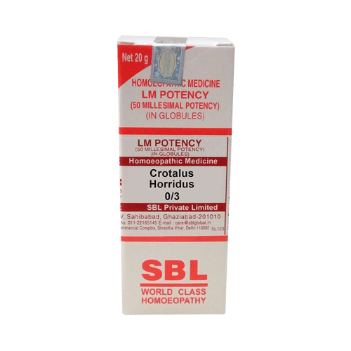 SBL Crotalus Horridus 0/3 LM