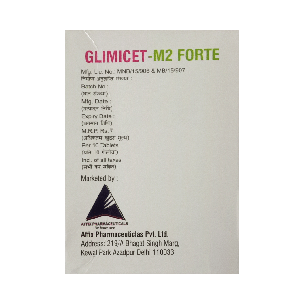 Glimicet-M 2 Forte Tablet SR - Image 3
