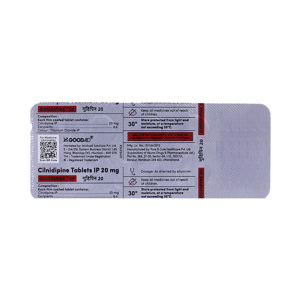Goodipine 20 Tablet