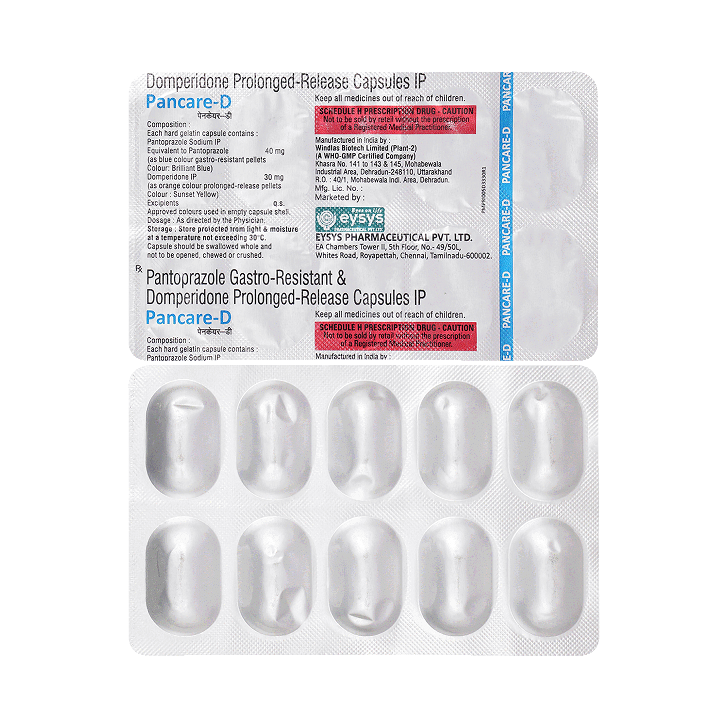 Pancare D 30mg/40mg Capsule SR