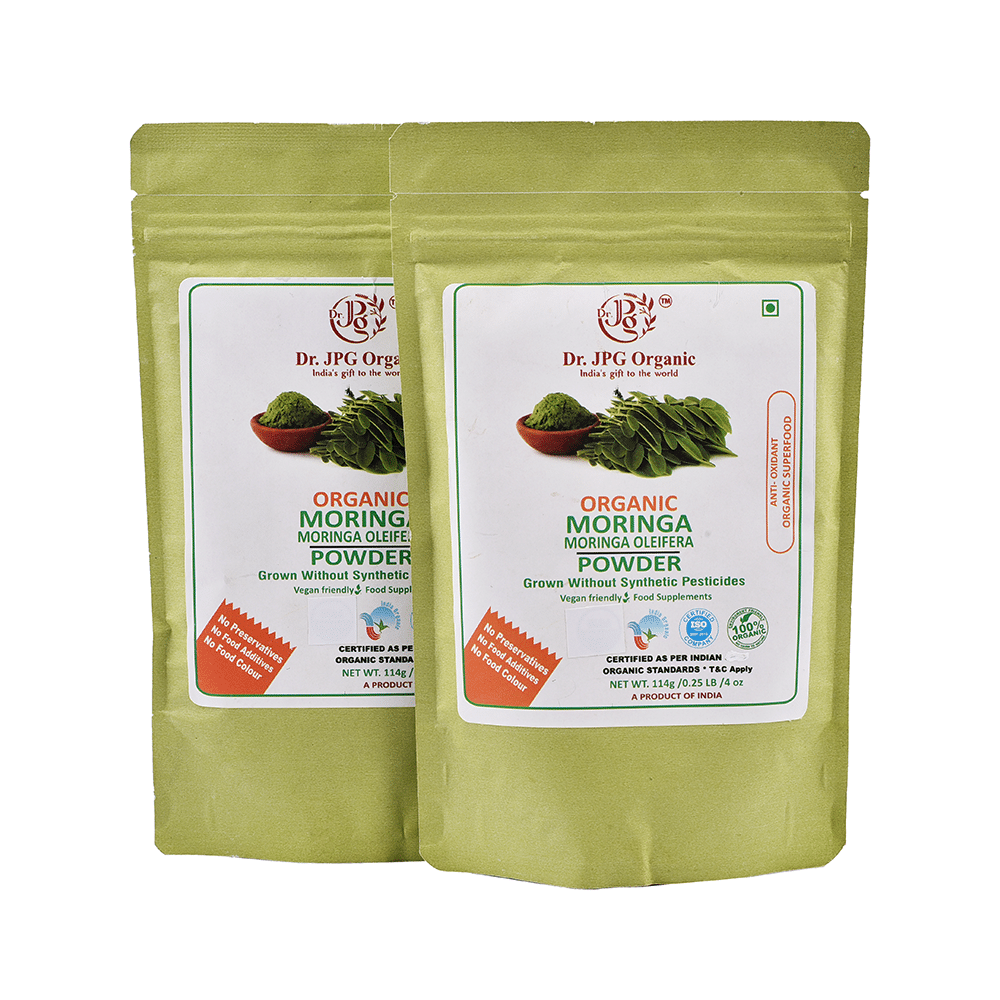 Dr. JPG Organic Organic Moringa Powder (114gmEach)