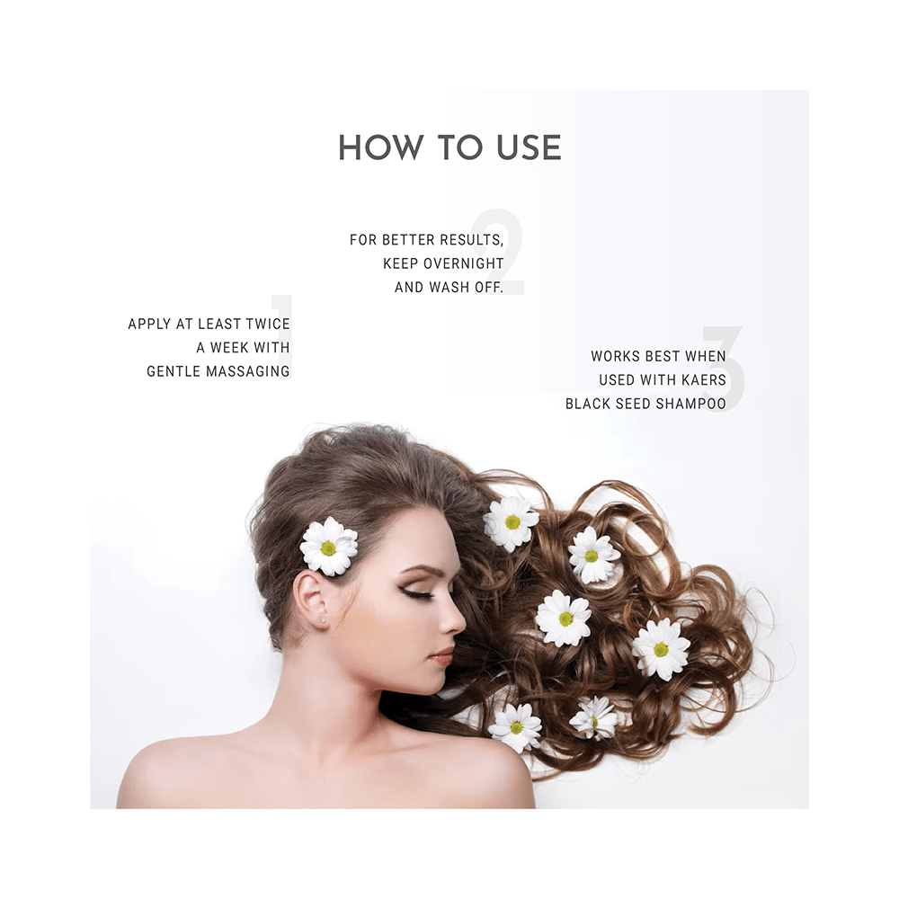 Kaers By Healthcrew Black Seed, Henna & Costus Root Hair Oil (200ml Each) - Image 13