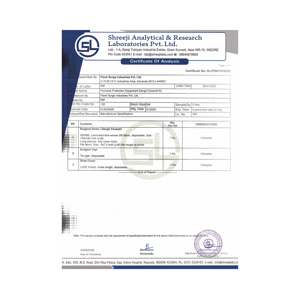 Kalor Free Size Personal Protection Kit for Travel (PPE) - Image 6