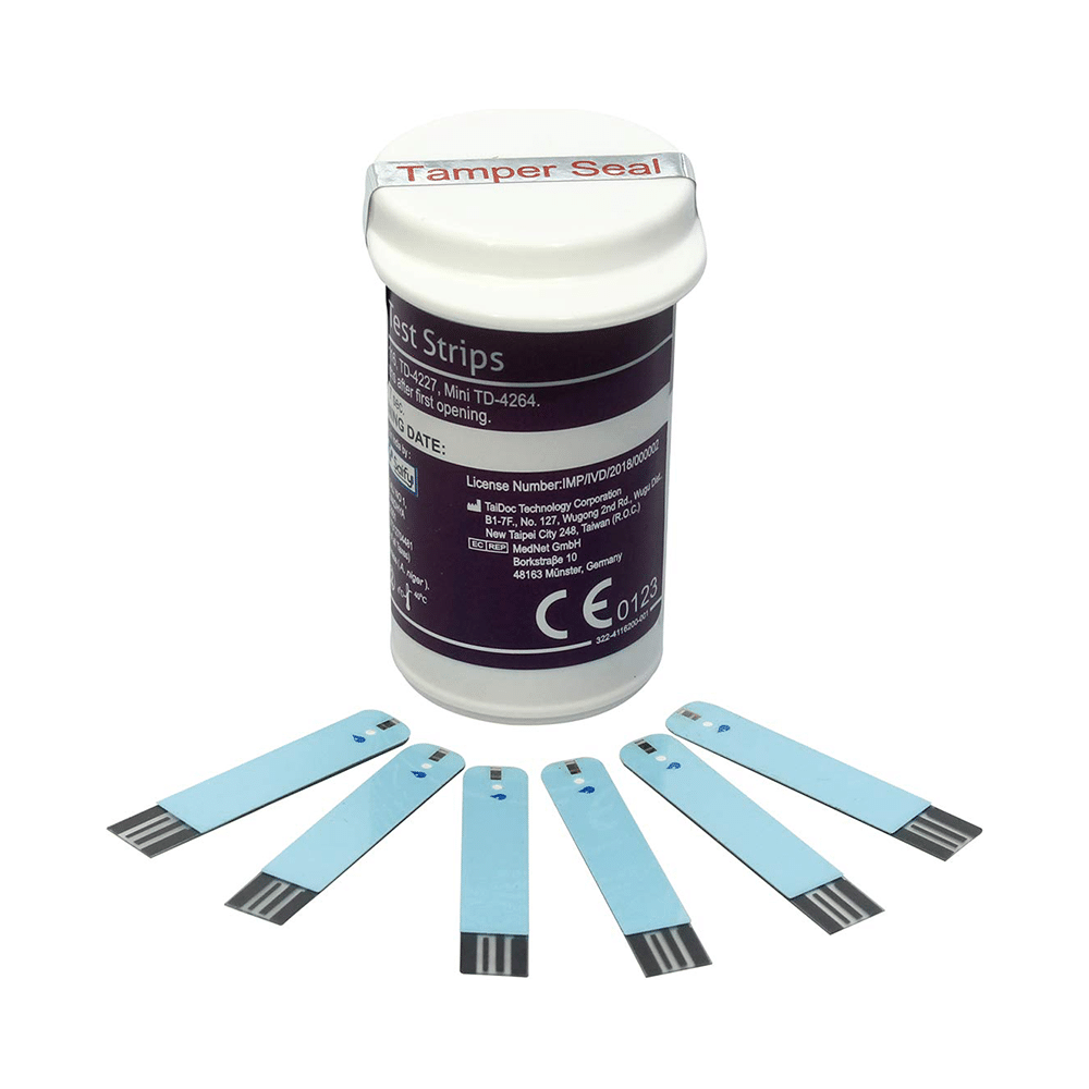 Smart Care Blood Glucose Test Strip (Only Strip) - Image 2