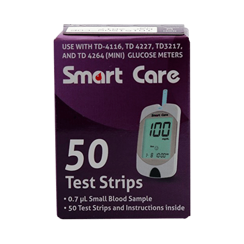 Smart Care Blood Glucose Test Strip (Only Strip)