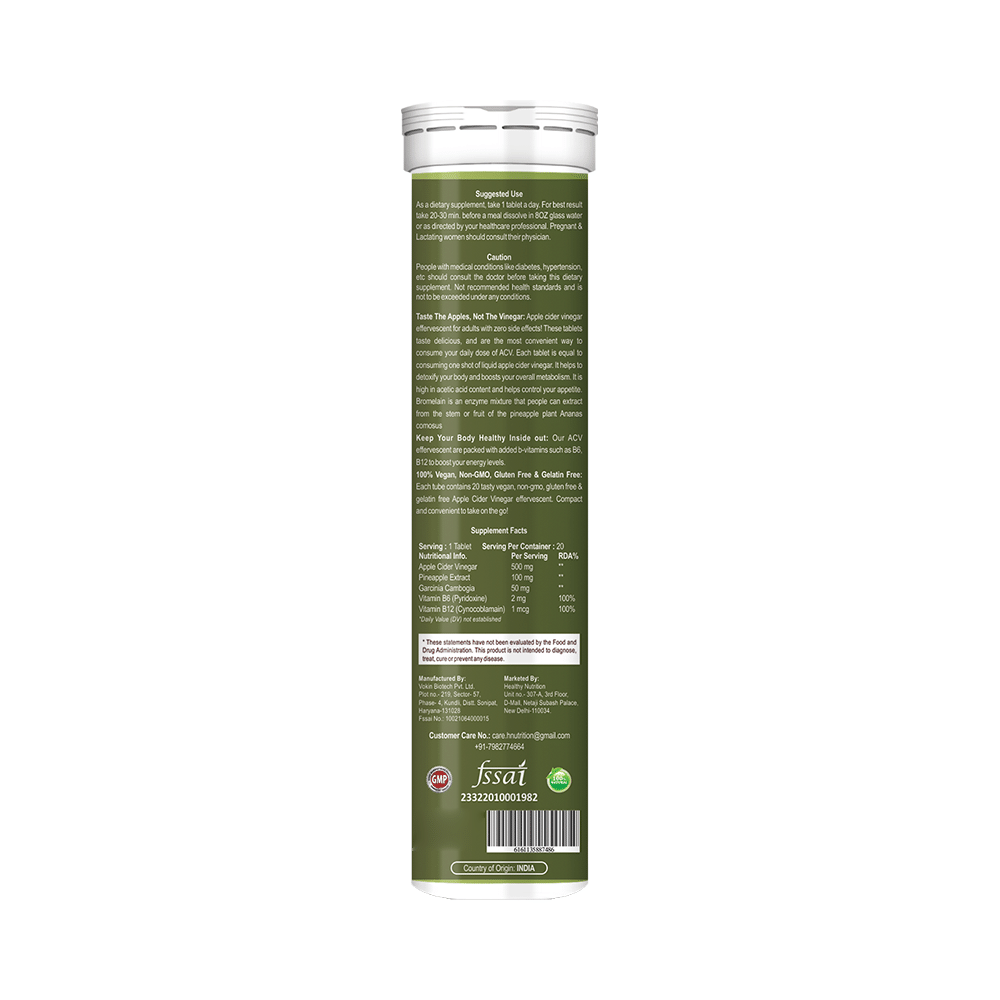 Healthy Nutrition Premium I Got My ACV Effervescent Tablet - Image 3