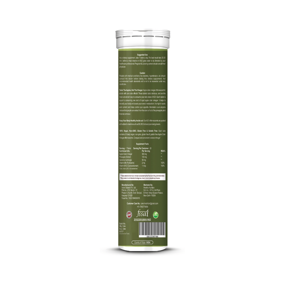Healthy Nutrition Premium I Got My ACV Effervescent Tablet - Image 2