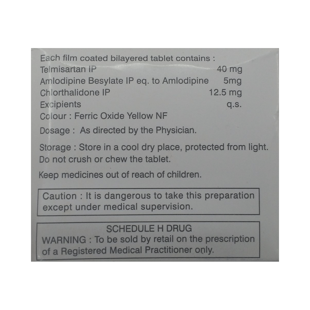 Telmed Act 40 Tablet - Image 2
