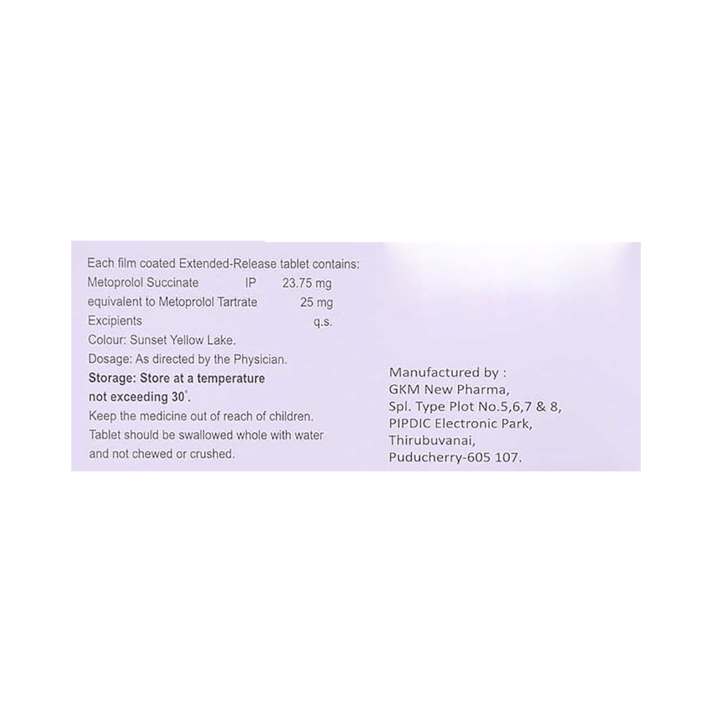 Metozox 25mg Tablet ER - Image 2
