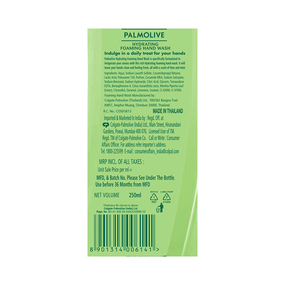 Palmolive Hydrating Lime & Mint Liquid Hand Wash - Image 3
