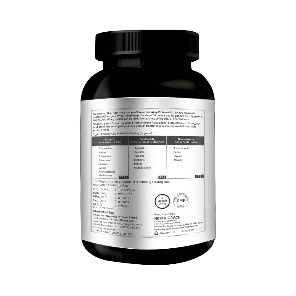 GreenOpia Naturals 100% Whey Protein Chocolate - Image 3