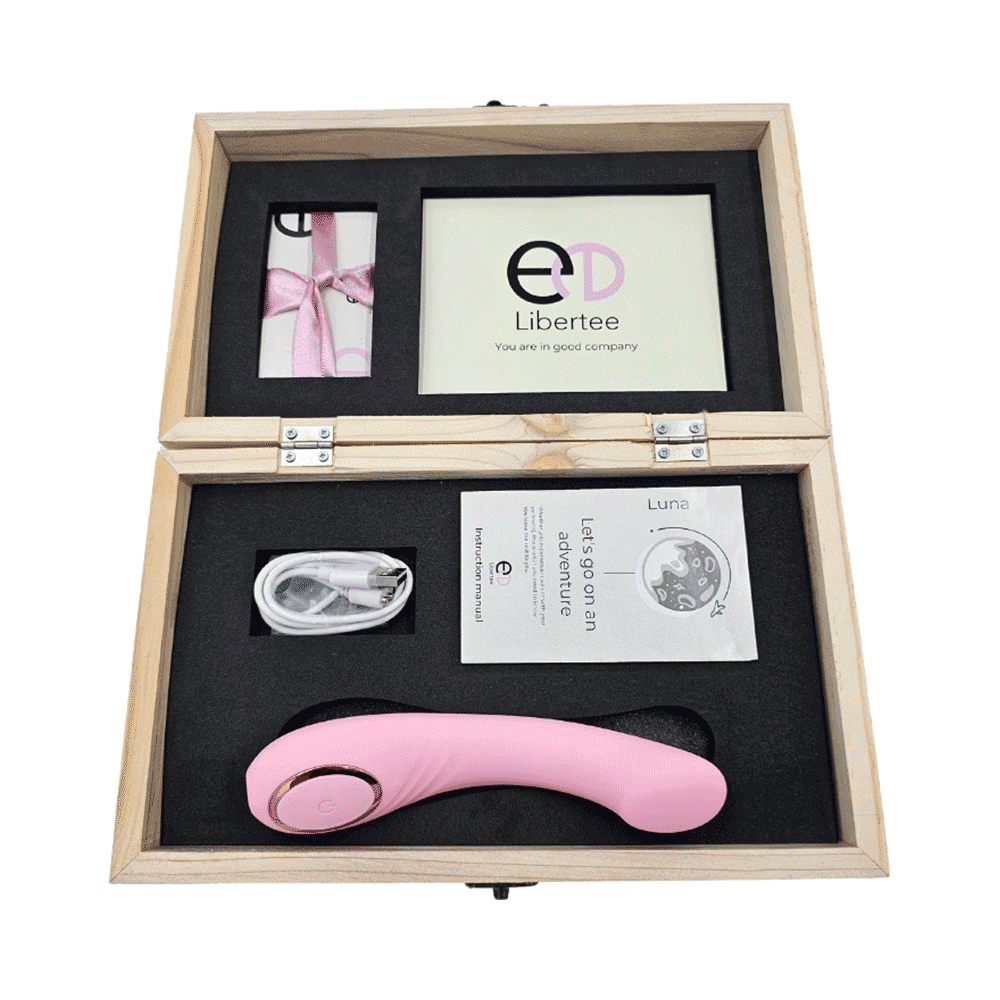 Libertee  Luna Curved Personal  Massager Rose - Image 7