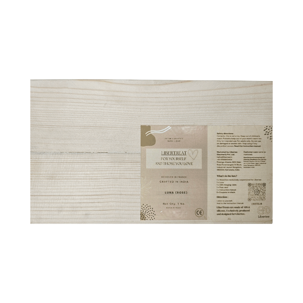 Libertee  Luna Curved Personal  Massager Rose - Image 9