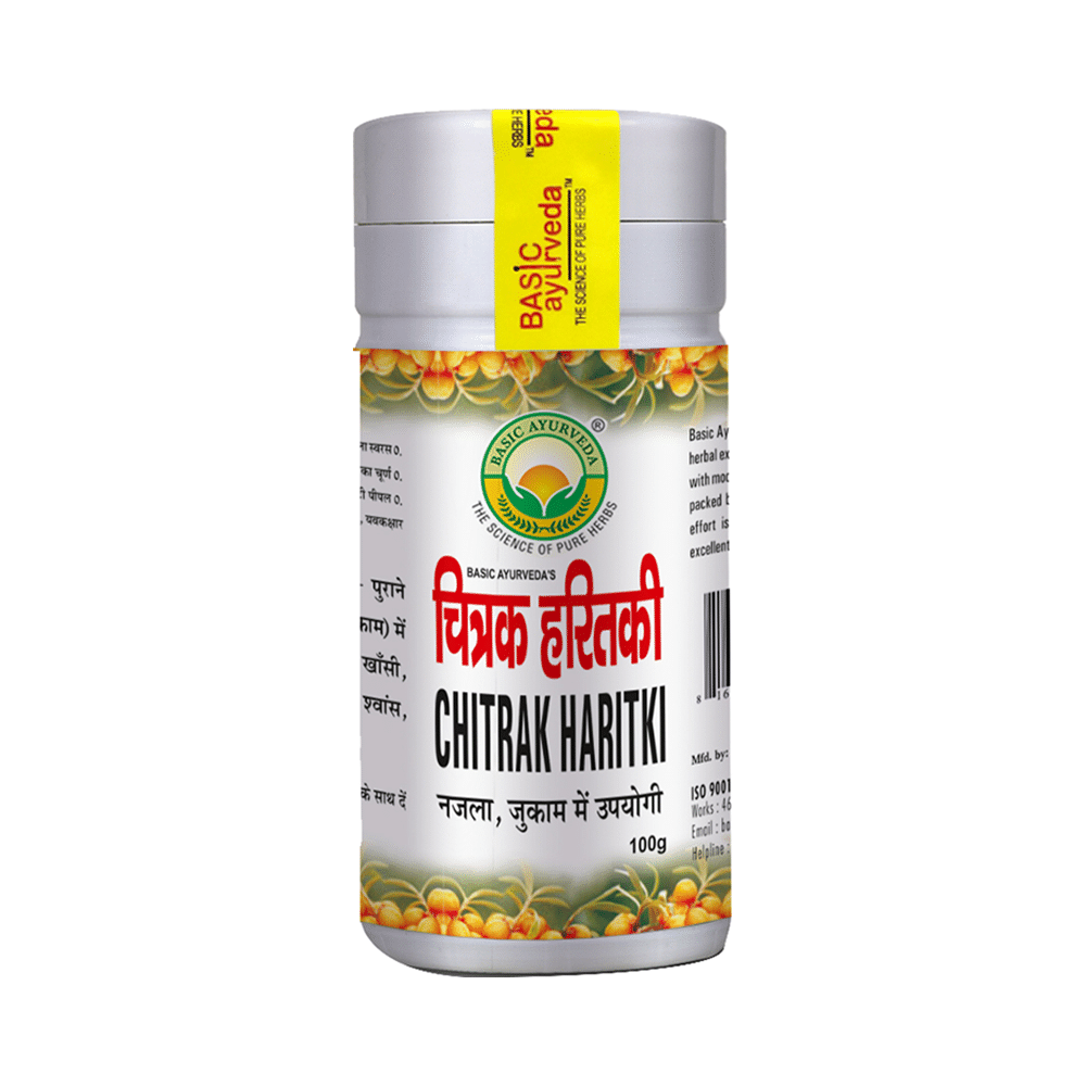 Basic Ayurveda Chitrak Haritki Powder - Image 1