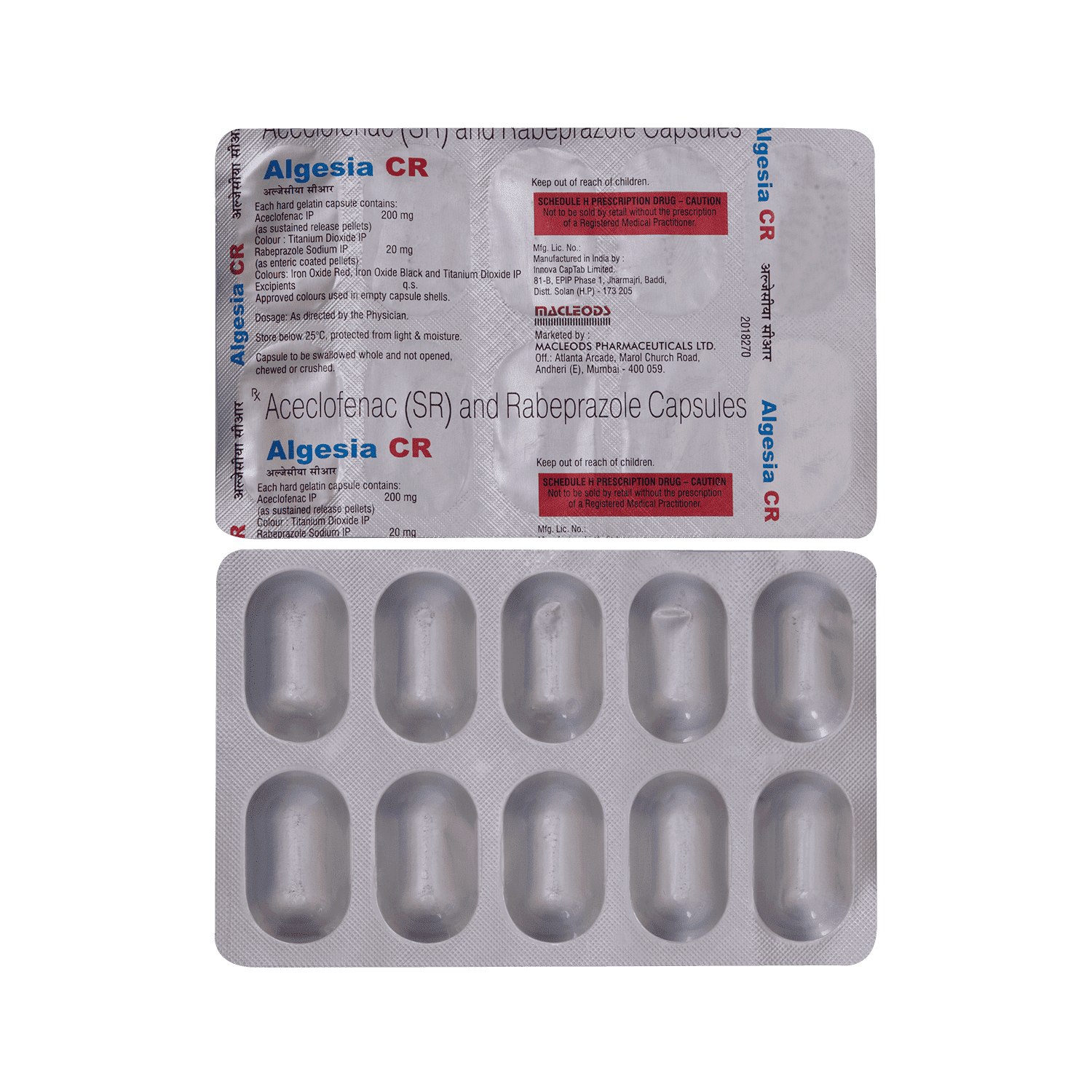 Algesia CR 200mg/20mg Capsule