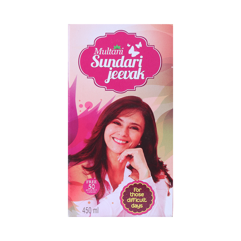 Multani Sundari Jeevak Syrup with 50 Jeevak Plus Capsule - Image 1