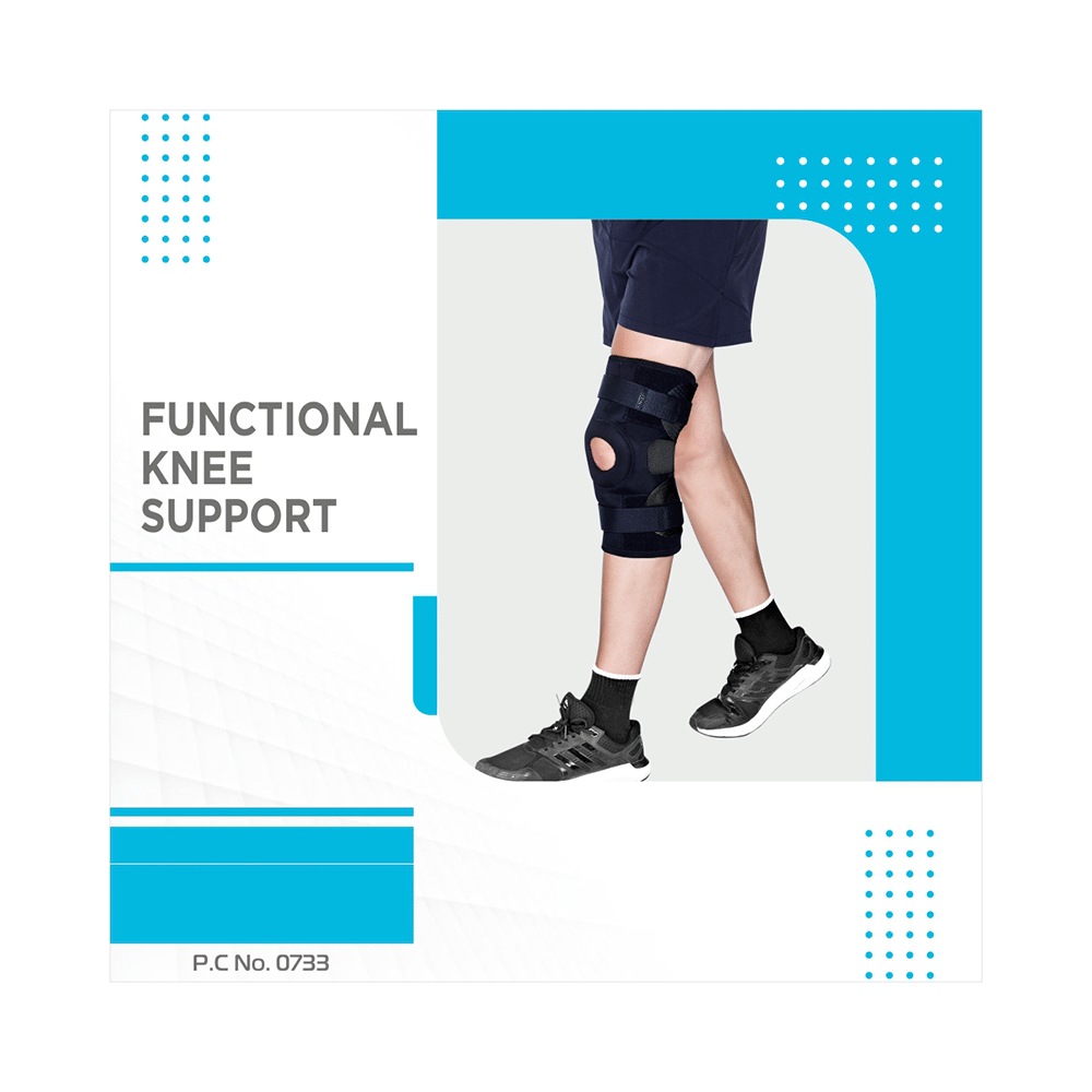 Vissco Core 0733 Functional Knee Support Small Black - Image 6