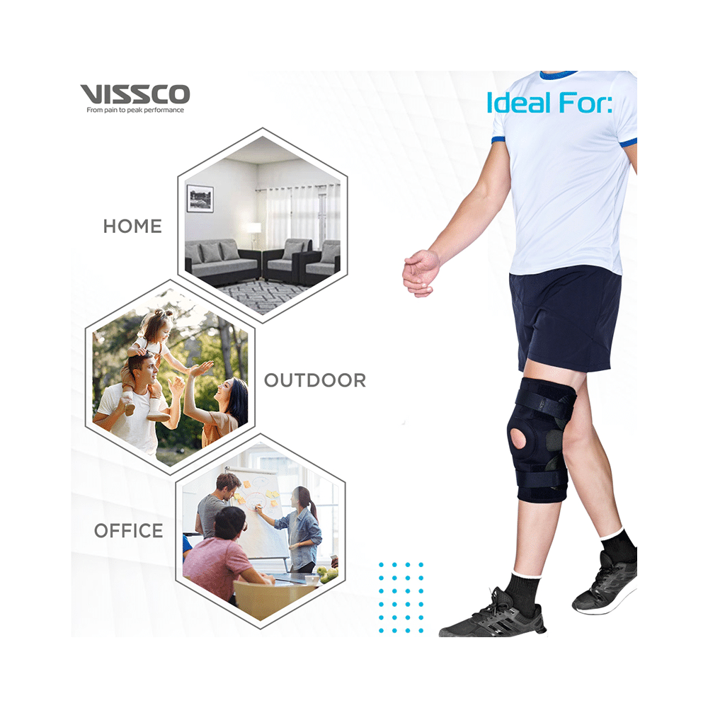 Vissco Core 0733 Functional Knee Support Small Black - Image 5