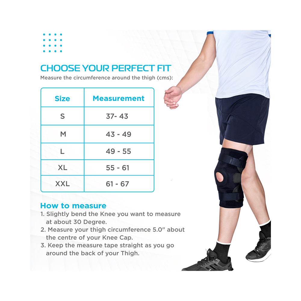 Vissco Core 0733 Functional Knee Support Small Black - Image 7