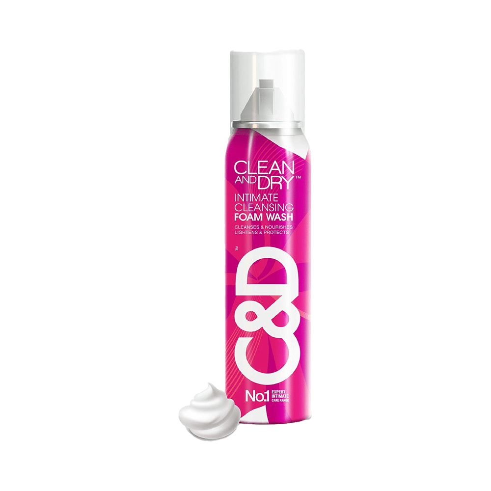 Clean and Dry Intimate Cleansing Foam Wash - Image 1