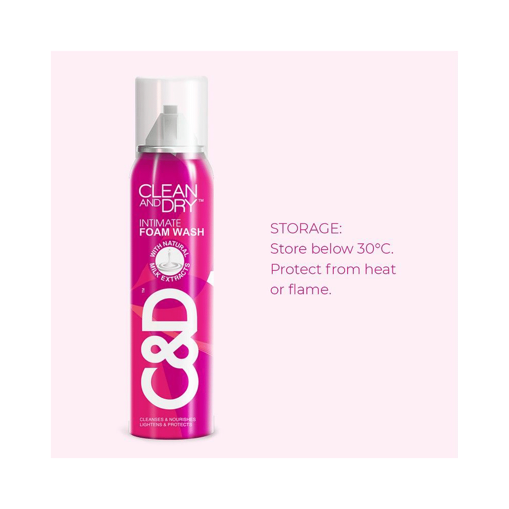 Clean and Dry Intimate Cleansing Foam Wash - Image 5