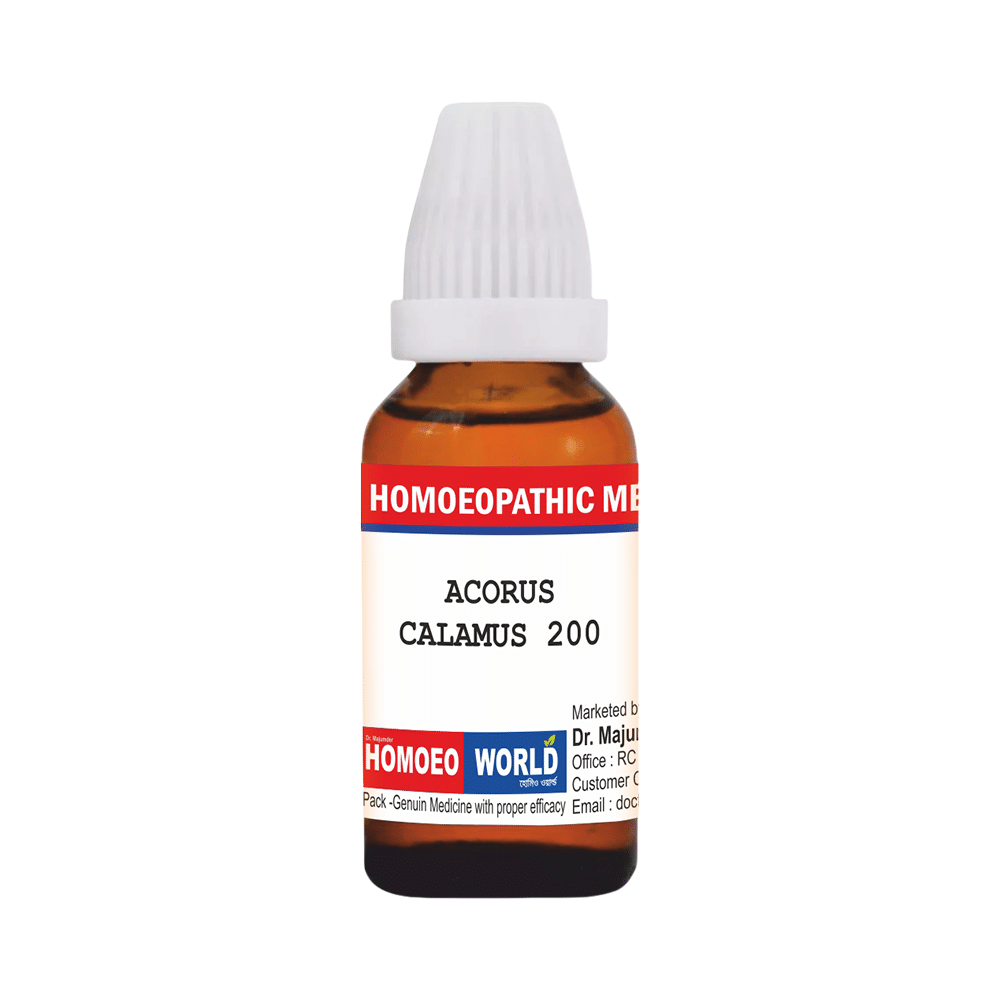 Dr. Majumder Homeo World Acorus Calamus Dilution (30ml Each) 200 - Image 1