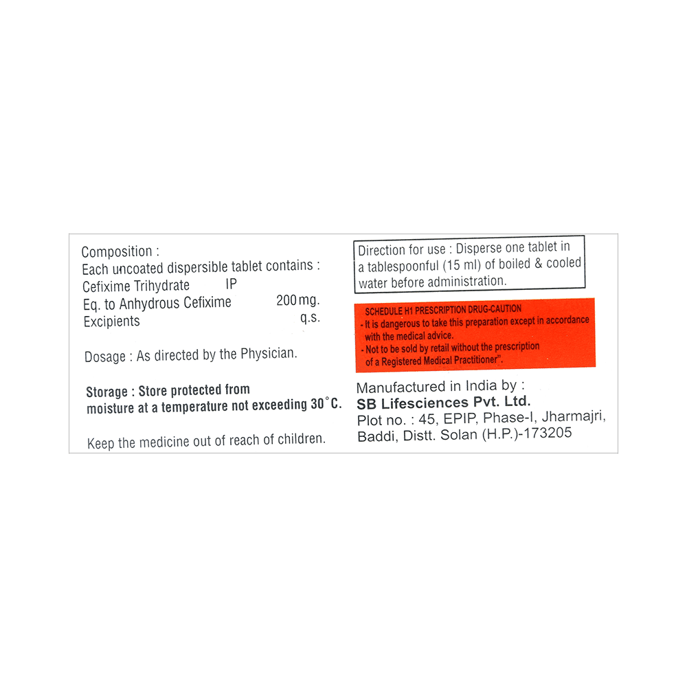 Dansporin 200 DT Tablet - Image 2