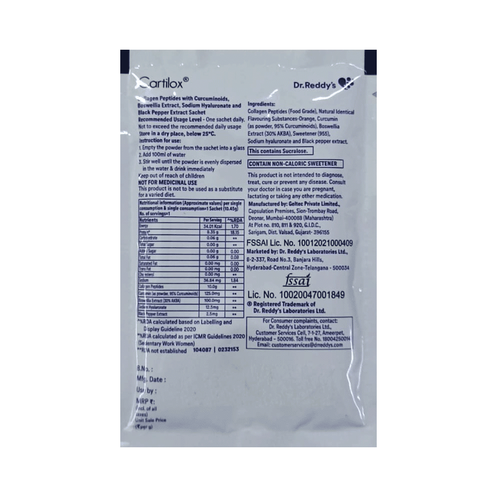 Cartilox Sachet for Joint Health - Image 2