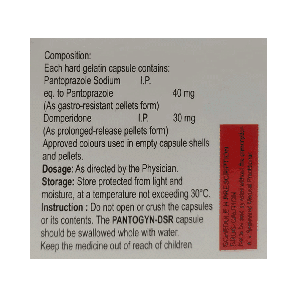 Pantogyn D 30mg/40mg Capsule SR - Image 2