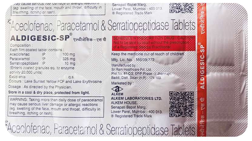Aldigesic SP Tablet - Image 1