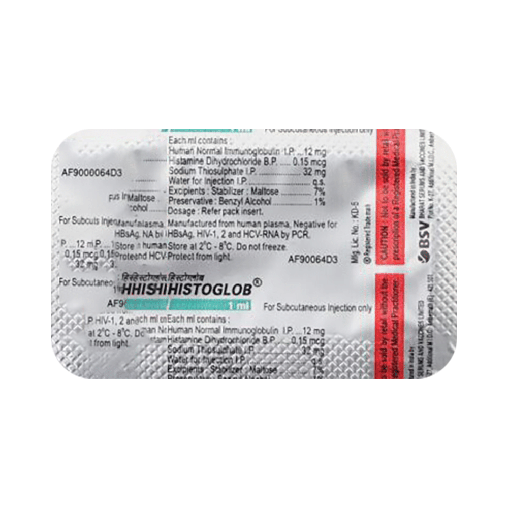 Histoglob Injection 1ml - Image 1
