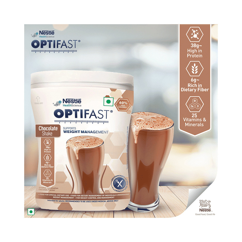 Nestle Optifast with Protein, Fibre, Vitamins & Minerals for Weight Management | Flavour Chocolate - Image 6